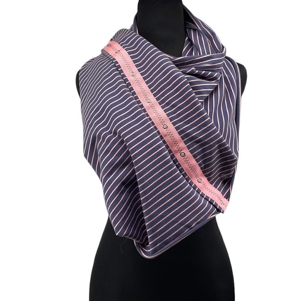 IVIVVA Village Chill Scarf Eternity Scarf Purple Pink Stripes Warm Cozy